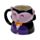 Caneca de cerâmica em forma Spooky Drácula