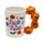 Caneca Cerâmica com asa moldada - Abóboras Spooky