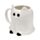 Caneca de cerâmica em forma Spooky Gato Fantasma