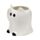 Caneca de cerâmica em forma Spooky Gato Fantasma