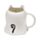 Caneca de cerâmica em forma Spooky Gato Fantasma