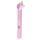 Régua de madeira moldada forma Unicórnio Mágico (15cm)