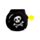 Brinquedo de pelúcia espremível Queasy Squeezies Piratas Jolly Rogers