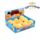 Brinquedo de pelúcia espremível Queasy Squeezies Biscoito com dado da sorte