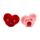 Brinquedo de pelúcia espremível Queasy Squeezies J´Adoramals Heart Coração