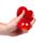 Brinquedo de pelúcia espremível Queasy Squeezies J´Adoramals Heart Coração