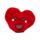 Brinquedo de pelúcia espremível Queasy Squeezies J´Adoramals Heart Coração