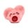 Brinquedo de pelúcia espremível Queasy Squeezies J´Adoramals Heart Coração