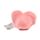Brinquedo de pelúcia espremível Queasy Squeezies J´Adoramals Heart Coração