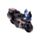 Brinquedo de motocicleta com ação de empurrar/puxar por fricção