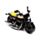 Brinquedo de ação com moto de retrocesso