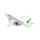 Brinquedo Flyline Jet Aeroplane com ação de fricção e retrocesso
