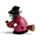 Brinquedo de corda com bruxa assustadora e abóbora Spooky