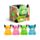 Brinquedo Maltose Squeezy com Glitter Highland Coo Cow 