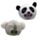 Criaturas Zoo para Espremer Queasy Squeezies – Panda e Coala
