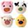 Brinquedo de apertar Pelúcia Queasy Squeezies - Adoramals