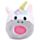 Brinquedo de pelúcia espremível Queasy Squeezies Adoracorns Unicornio