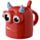 Caneca de Cerâmica ao Contrário - Monstro Monstarz Vermelho
