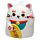 Caneca de Cerâmica ao Contrário - Gato Chinês da Sorte Maneki Neko