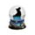 Globo de neve com gato preto