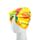 Toalha de microfibra para o cabelo Frutas do verão