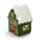 Porta-velas de Natal em forma de casinha de gengibre - Vermelho e Verde