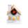 Decoração LED casa com Grinalda de Natal país das maravilhas inverno 