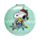 Espelho Compacto Peanuts Christmas Snoopy & Woodstock
