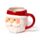 Caneca de cerâmica com cabeça de Pai Natal