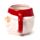 Caneca de cerâmica com cabeça de Pai Natal