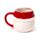 Caneca de cerâmica com cabeça de Pai Natal