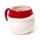 Caneca de cerâmica com cabeça de Pai Natal