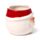 Caneca de cerâmica com cabeça de Pai Natal