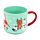 Caneca grande de porcelana Jingle Bunch Natal