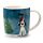 Caneca de Porcelana Jan Pashley  Cão e Pisco Natal