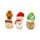 Frasco con Mini borrachas com forma de árvore Jingle Bunch Natal
