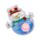 Mini Jogo de água portátil Festive Friends Natal