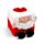 Bloco de pelúcia macio e esponjoso com memory foam tamanho grande - Jingle Bunch Natal