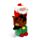 Bloco de pelúcia macio e esponjoso com memory foam tamanho grande - Jingle Bunch Natal