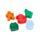 Conjunto de 5 ceras com forma de Jingle Bunch Natal