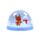 Globo de neve medio - Jingle Bunch Natal