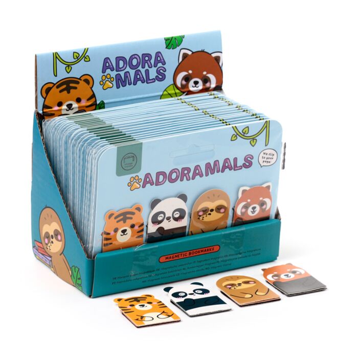 Set de marcadores magnéticos para livros - Adoramals Selvagem
