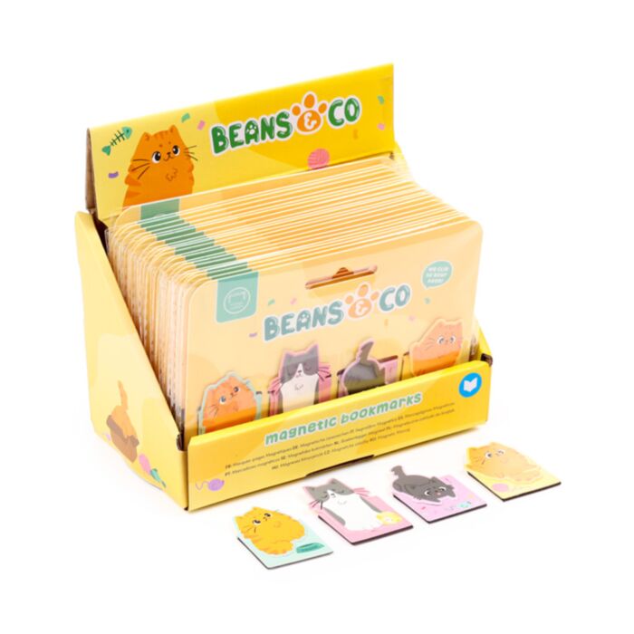 Set de marcadores magnéticos para livros Beans & Co Gatos