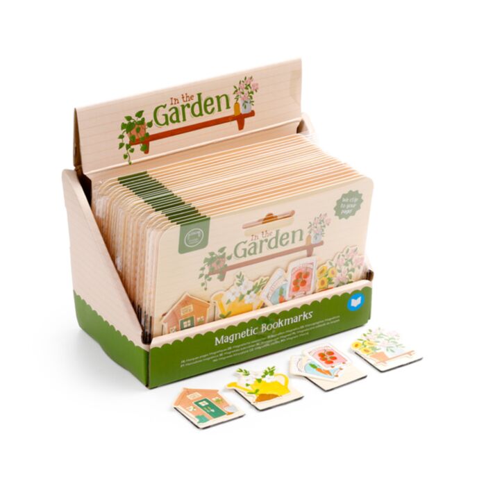 Set de marcadores magnéticos para livros In the Garden-Jardim