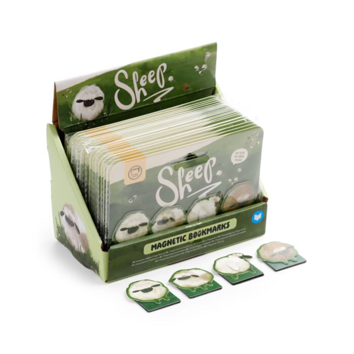 Set de marcadores magnéticos para livros Ovelha