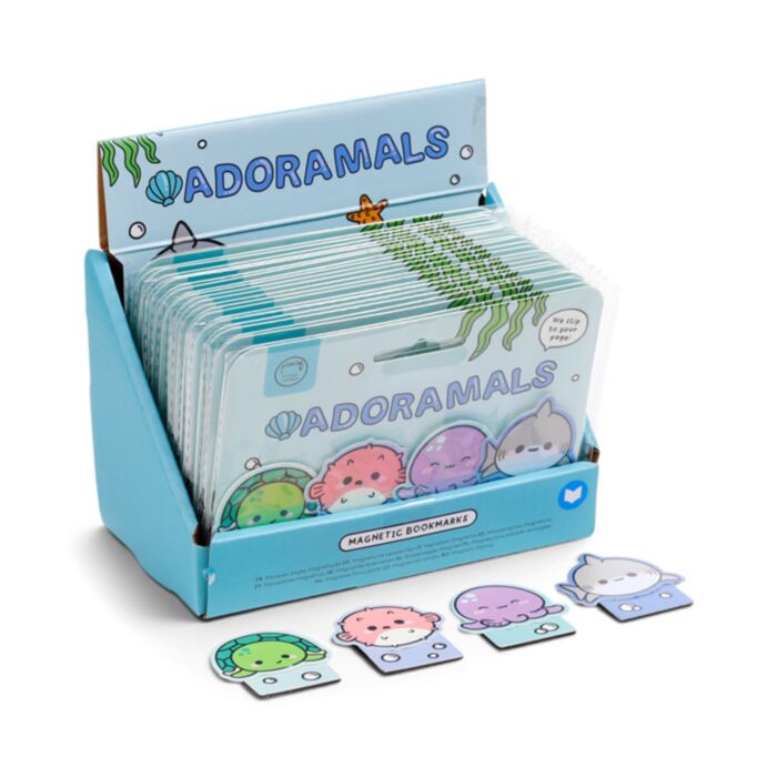 Set de marcadores magnéticos para livros Adoramals Oceano