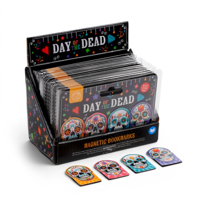 Set de marcadores magnéticos para livros Dia dos mortos