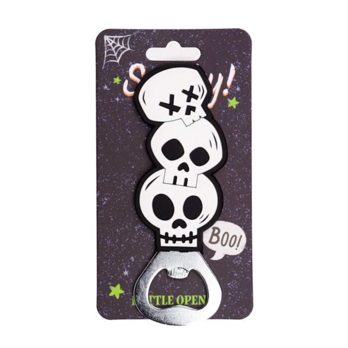 Abridor de PVC caveiras arrepiantes Spooky