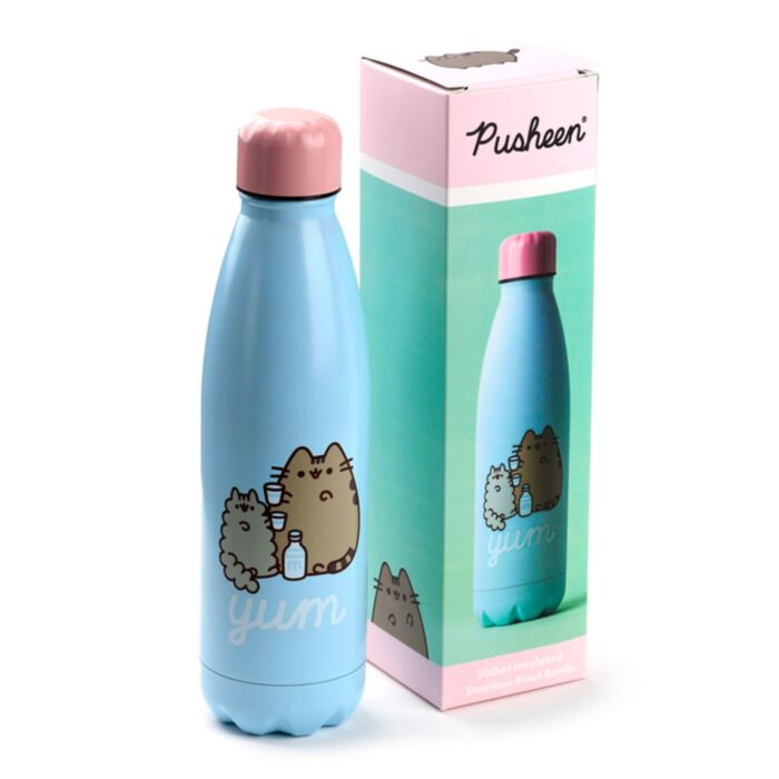 Garrafa Térmica em Aço Inoxidável Pusheen