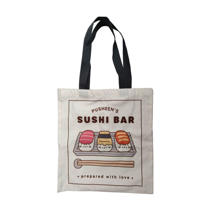 Saco Tote Pusheen the Cat Sushi Bar
